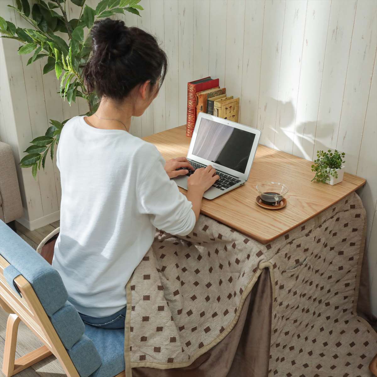 ポケットこたつ 一人用 アウトドア テレワーク デスクワーク 韓国インテリア あったかグッズ スノーホワイト 約 90×120cm かわいいおしゃれ 代引不可リコメン堂インテリア館 公式 - 家具・インテリア通販