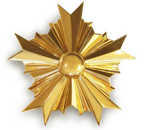 わずかなピンホールや凸などが原因で 商品とならなかった警察・消防紋章や家紋たち 手塩にかけ想いをのせた分、 輝けるチャンスを与えたい✨ひろべこうきのアップサイクル🔄 純金焼成の磁器は耐候性に優れ 水に濡れればさらに輝く‼︎純金純金焼成仕上げ金gold