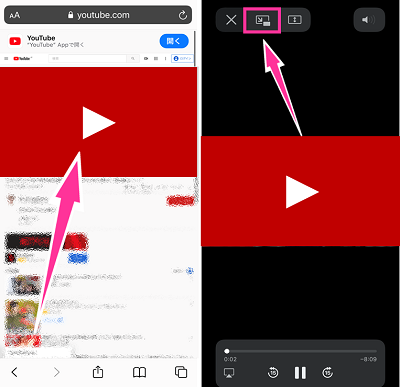動画編集ピクチャインピクチャ