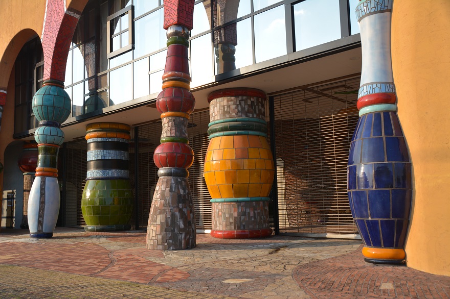 大阪市環境局 舞洲工場+舞洲スラッジセンター 写真一覧 フリデンスライヒ・フンデルトヴァッサ