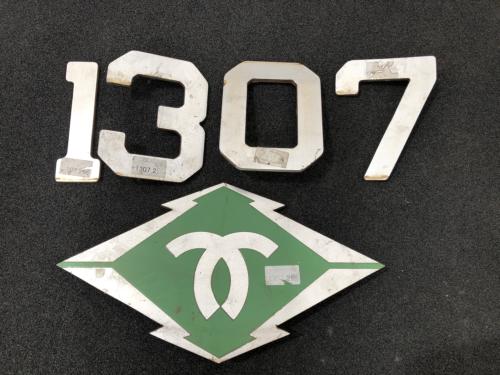 神戸市交通局 側面 車番・局章 1307-2神戸市交通局 鉄道鉄道部品株式会社