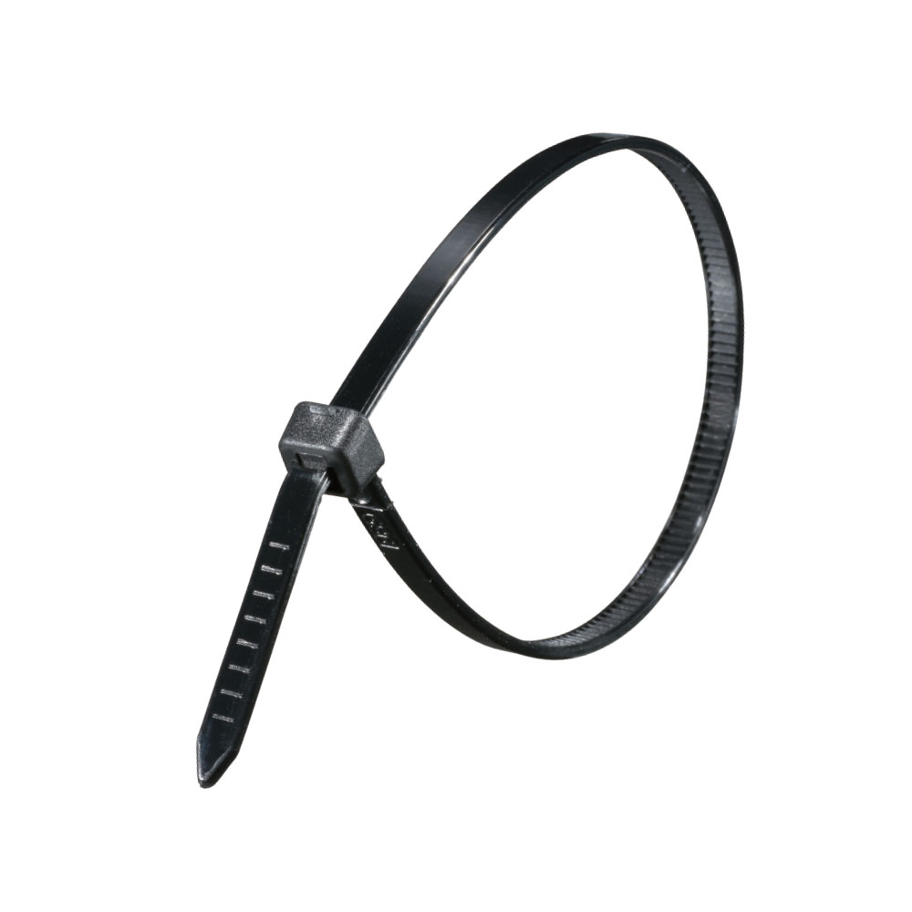 ワンタッチ結束バンド 黒 CV-１75B 全長175mm×幅4.7mm 100本入コクゴeネット