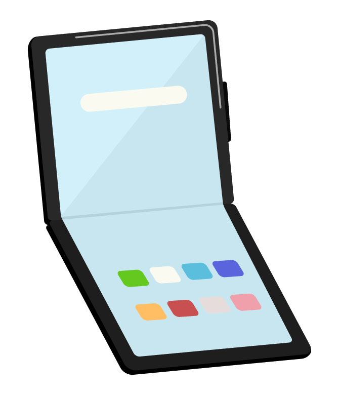 スマホとタブレット端末とノートパソコン イラスト素材6387530- フォトライブラリ