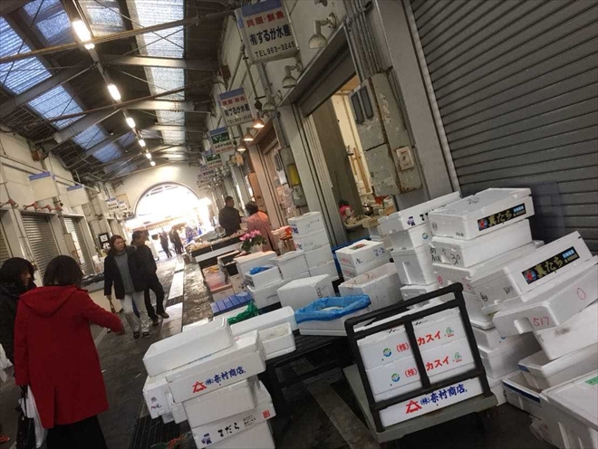 年末のお買い物〜築地場内市場で買い出しを！246 Gourmet Street