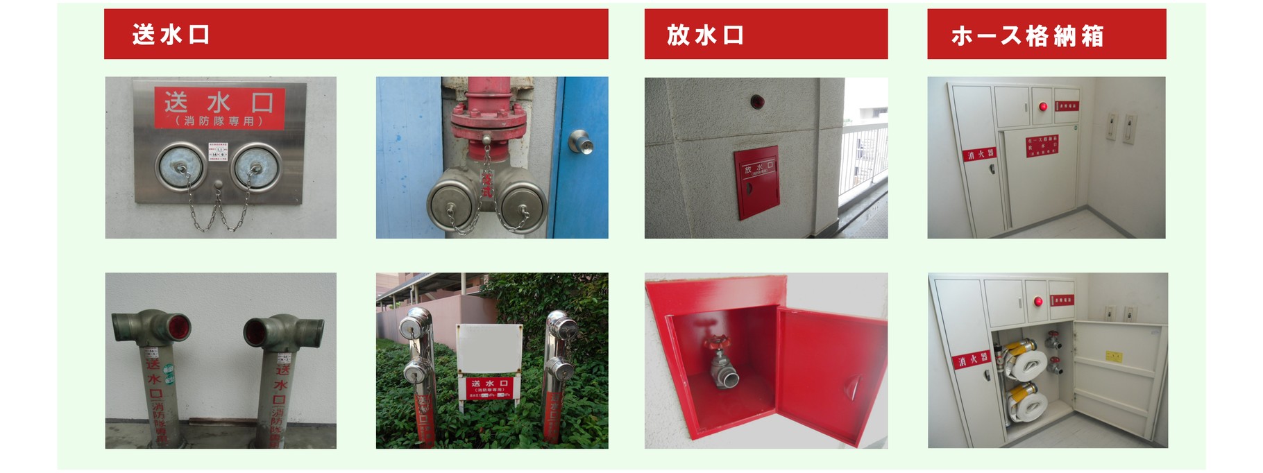 放水口格納箱 一段型 YM-ST-50