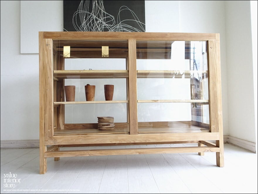 木製商品陳列棚幅90cm - ひかり屋木製カウンター・ショーケース・陳列棚