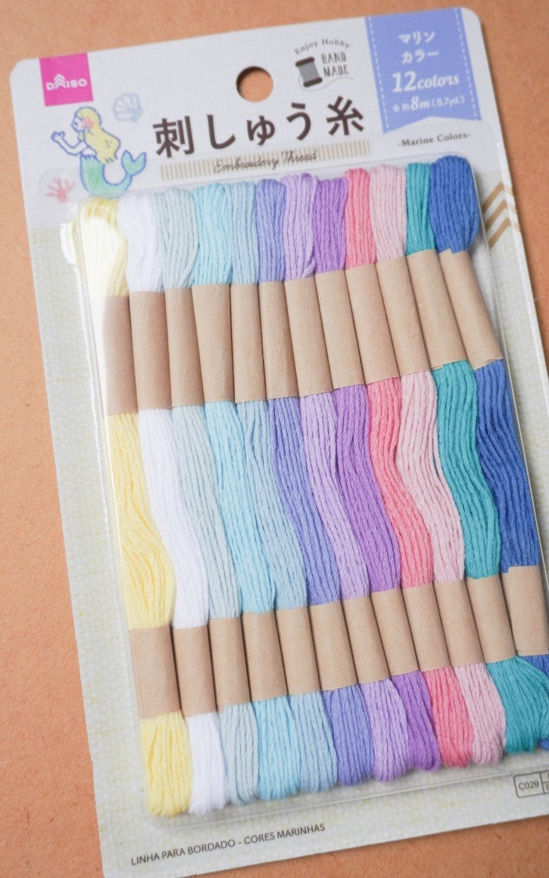 100均ラメ刺繍糸とマグネット缶 - クロスステッチ彩糸 Blog