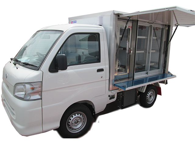 軽トラ荷台にポンと載せるだけ！ キャンピングカーにも移動販売車にもなる多目的キャビン - SOTOBIRA