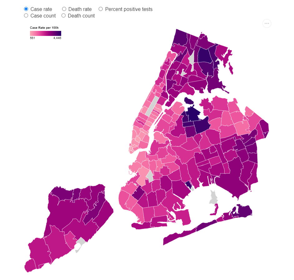 アメリカ合衆国 ニューヨーク市の人口及び人口増減率推移 1790年～2017年 - 人口・面積・人口密度