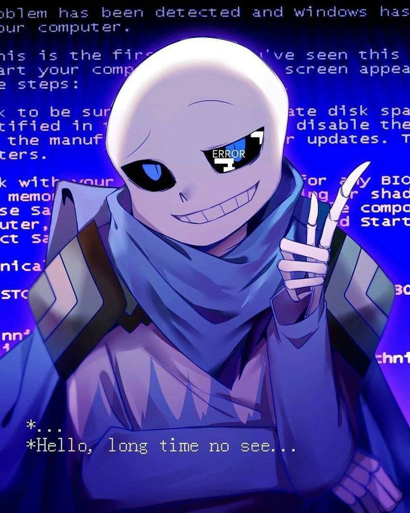 かわいいエラーサンズのイラストメイキングTikTok