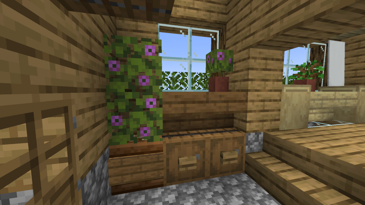 マインクラフト 5×5の超簡単！コンパクトハウスの作り方 Minecraft How to Build a Compact StarterHouse マイクラ建築仮拠点