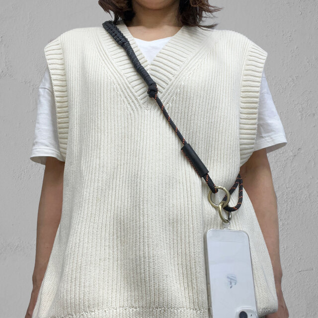 簡単!かわいいスマホショルダー ストラップの編み方・作り方♡ かぎ針編み