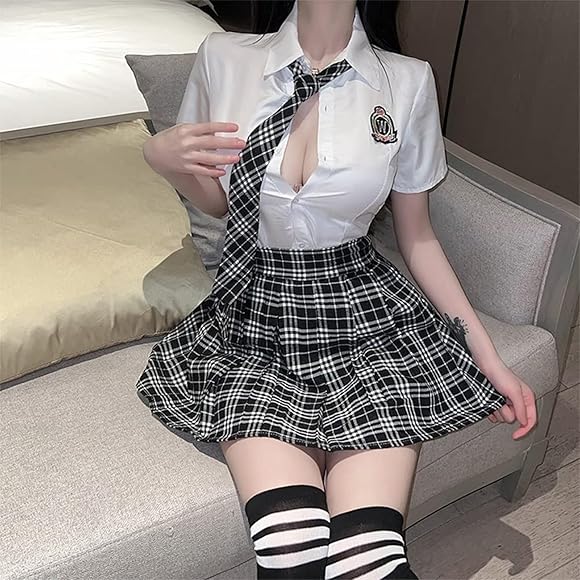 ミニスカ スカート 制服 へそ出し