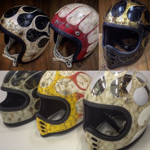 ジェットヘルメット カスタムペイント 目深加工 エイジング スモールジェット バイクヘルメット カスタムペイント スモールジェットアメリカンハーレー原付 ジェットヘルメット カスタムペイント 目深加工 エイジング