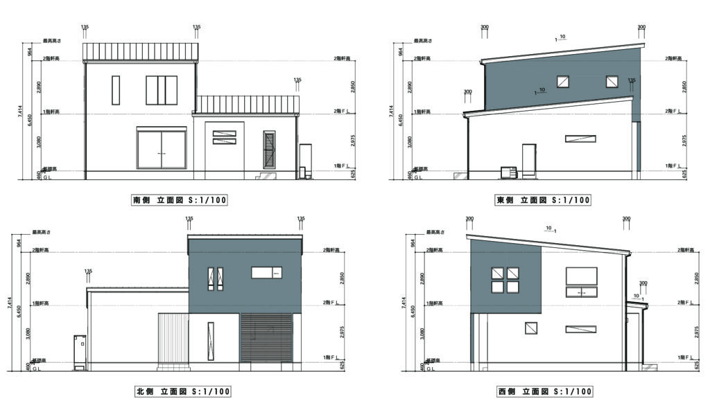 サザエさんの家？」 立面計画住まいの設計パートナー和楽舎設計工房