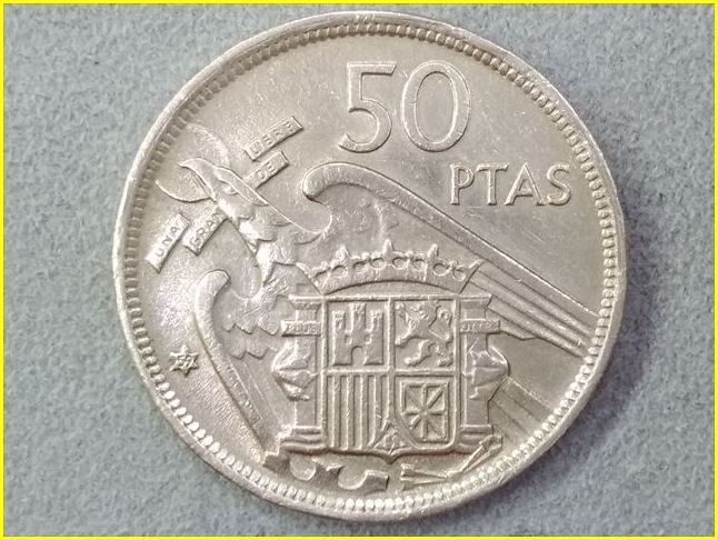 ヴィンテージスペイン1 ペセタ1947年1953年1963年紋章硬貨3枚 - メルカリ