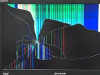 2重に映る壊れた液晶テレビの修理方法＿壊れたテレビが復活します＿故障でノイズが発生した46インチ液晶テレビのTCONケーブル修理＿三菱 LCD-46BHR500＿家電修理DIY＿吉田工房DIY