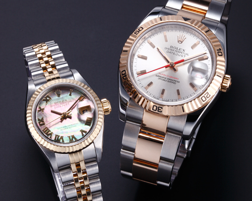 時を重ねるふたりへ。― ヴィンテージ・ロレックスで叶える、大人のペアウォッチ ― – ブランド腕時計専門店ムーンフェイズ