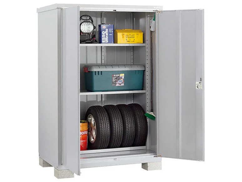 イナバ物置シンプリーの収納アイデア！物置サイズ目安・カラー展開を解説