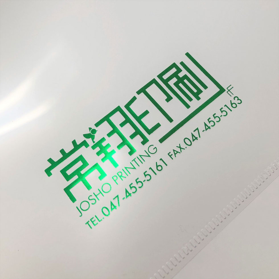 ノベルティ 会社案内を挟むと映える！A4透明クリアファイル_パターン319-1-001 — SALONPLUS サロンプラス おしゃれな販促物1000点以上