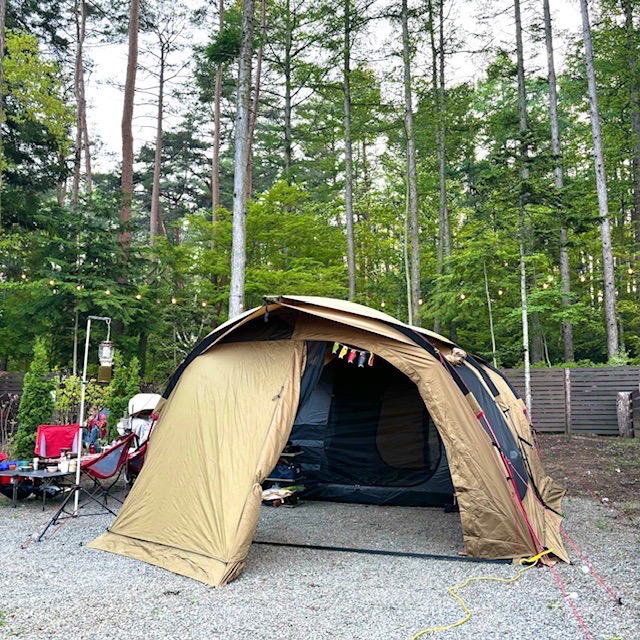 Snow Peak - クイックキャンプ ワンポールTCグレークイックキャンプのTCワンポールテントレビュ