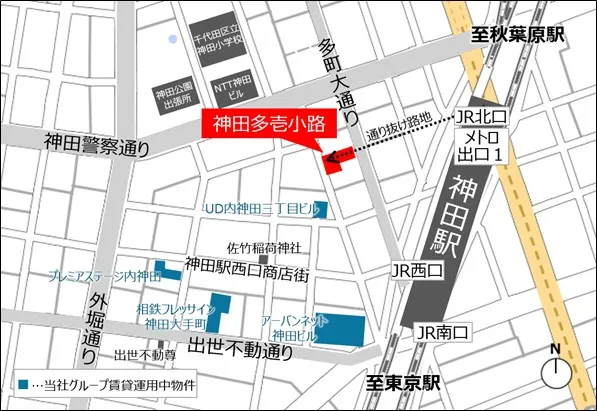 休日早朝の神田駅西口商店街神田駅周辺の紹介 写真192枚