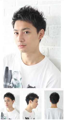 今市隆二風 大人黒髪ショート：メンズビューティーBOXヘアカタログ