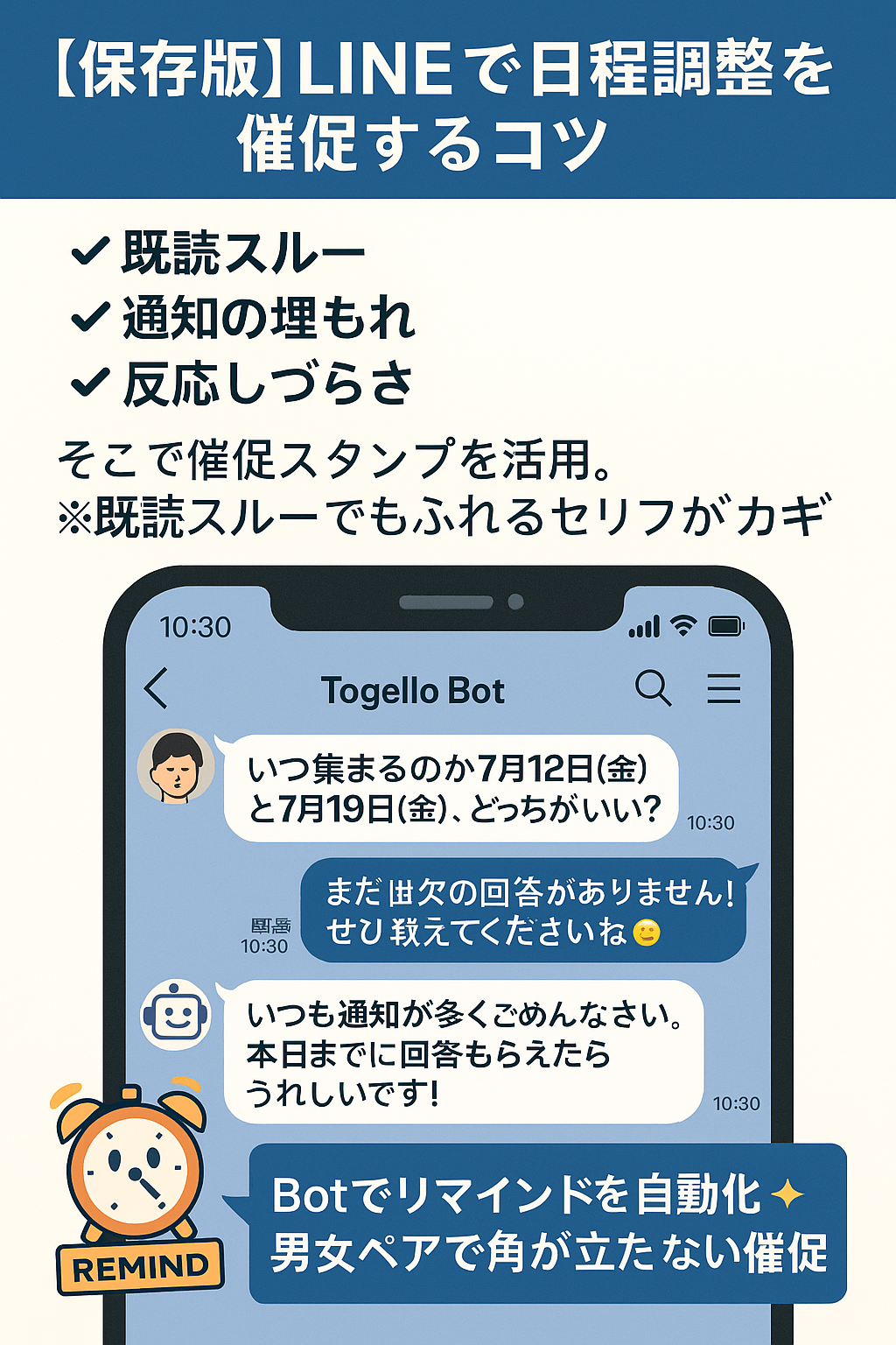 もう迷わない！LINEで予定調整・出欠確認をスマートに行う方法Lステップ エルステップ 公式ブログ