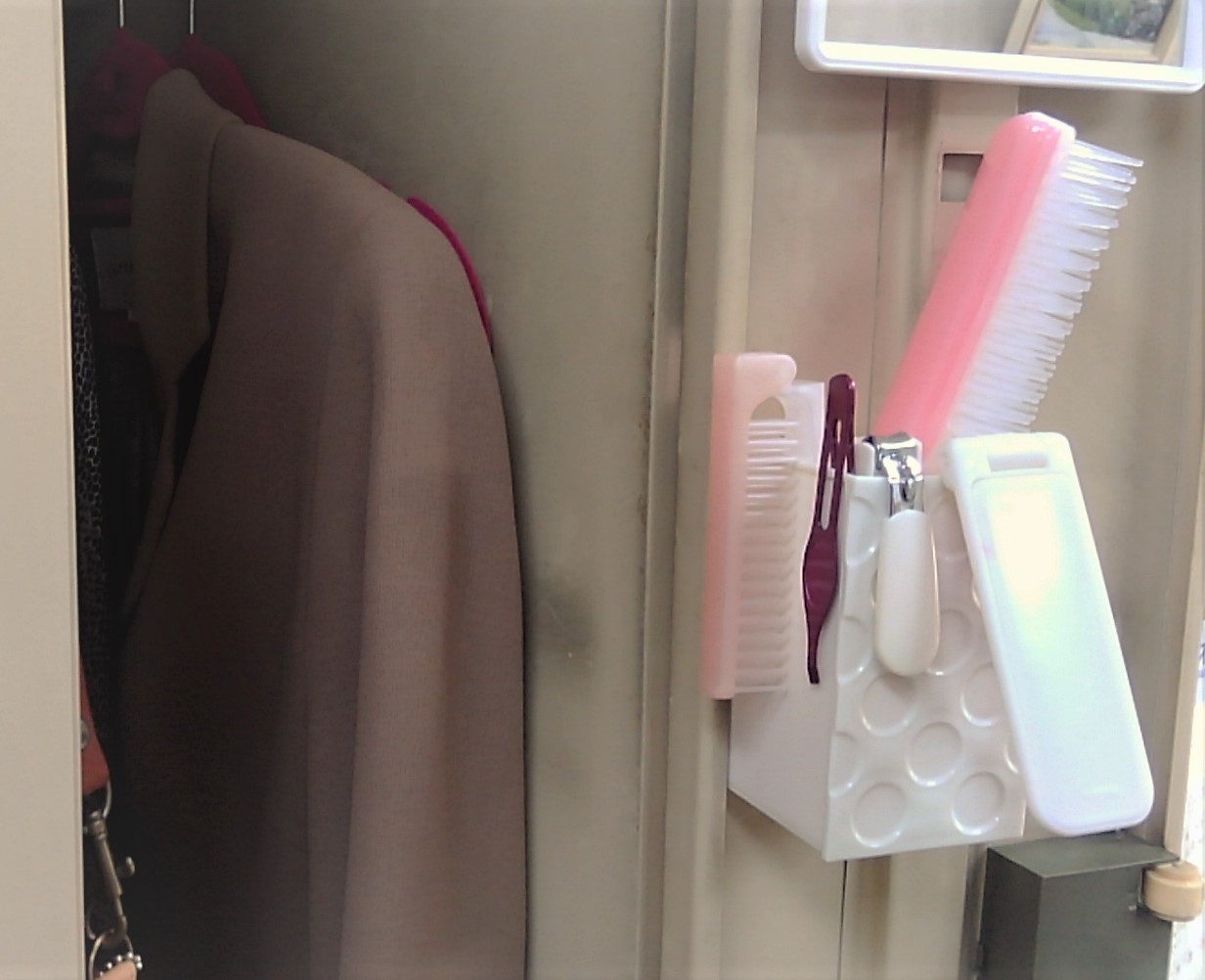 ロッカーの中身紹介・収納テクニック