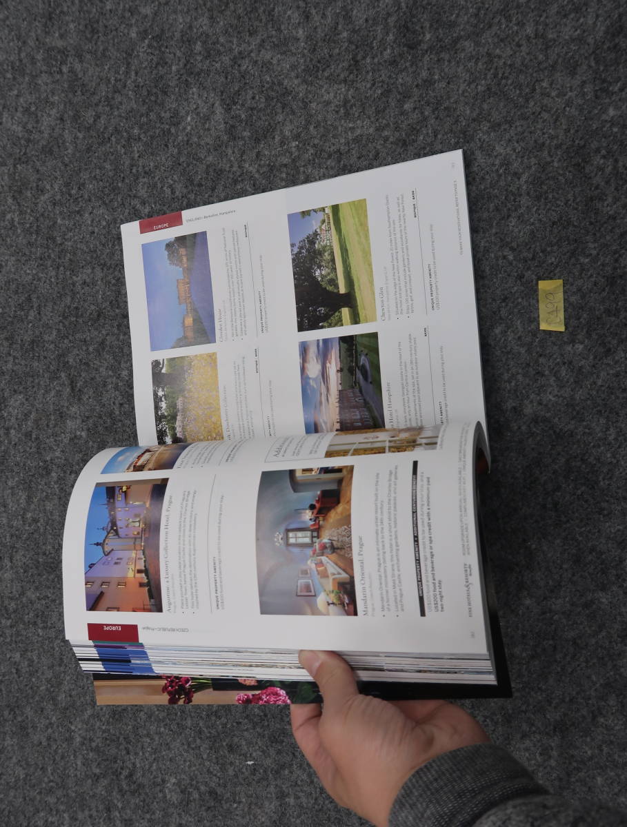 アメックス センチュリオンカード特典 ファインリゾートホテルカタログ ブラックカード 391ページ C499 送料520円