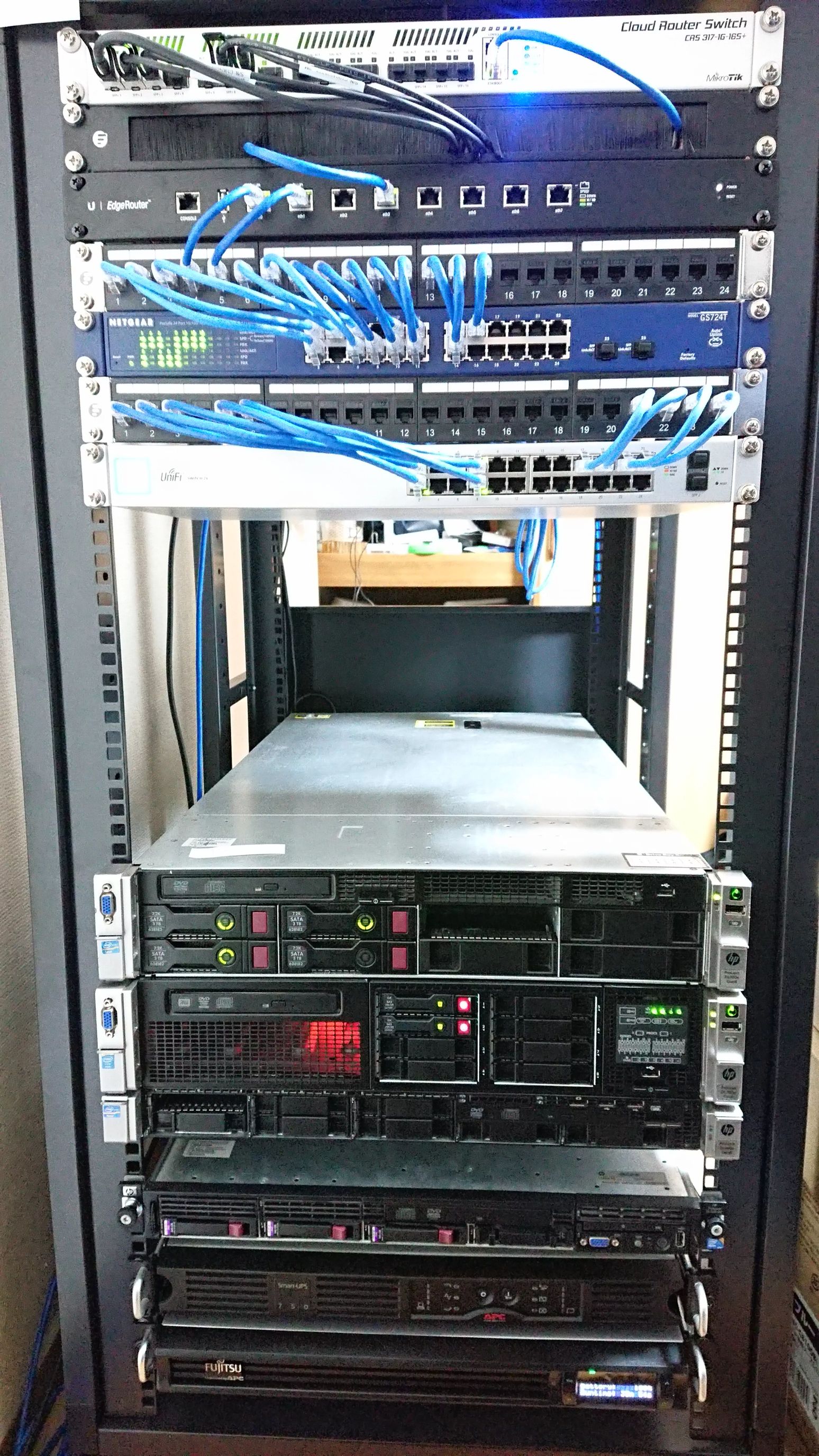 省スペースなラックマウント型分散ファイルシステム用サーバケース fireball storage -ファイヤーボールストレージ