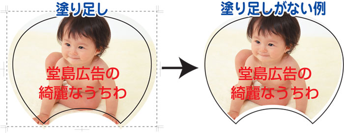 手作りうちわ 簡単にできるので大人気うちわキットの堂島広告