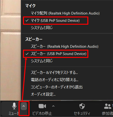 Zoomでのオーディオとビデオの使い方utelecon