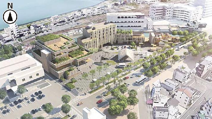 旧：虎の門病院」の跡地 地上38階、高さ約185mの「虎ノ門二丁目地区第一種市街地再開発事業 業務棟」 2022年5月下旬の建設状況: 東京・大阪都心上空ヘリコプター遊覧飛行