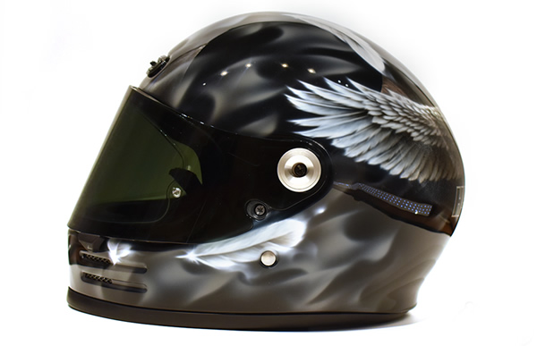 バイク・ヘルメットをカスタムペイント！東大阪のCR-1正規プロショップのトミートイズデザイン