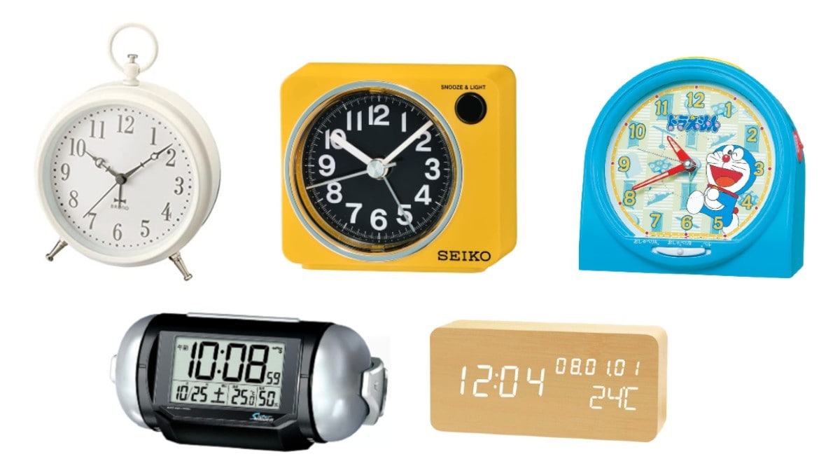 おしゃれ目覚まし時計のおすすめ18品。通販で人気の逸品からお気に入りを見つけようTrustCellar トラストセラー