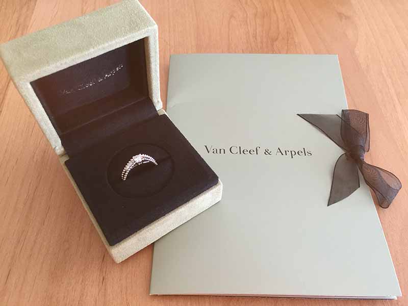 買取相場195,000～235,000円 Van Cleef & Arpels ヴァンクリーフ＆アーペルヴィンテージアルハンブラリングの買取事例- 七福神ブログ