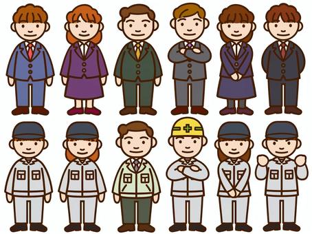 スーパーの従業員男性のイラスト - 無料のイラストなら「いらすと・ごー」