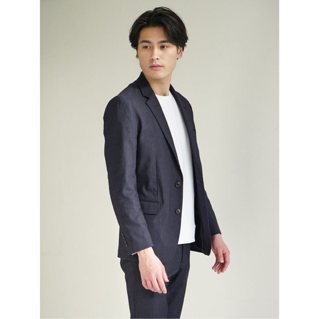 デニムテーラードジャケット メンズ 春 50代 春物 春服 春もの アウター ビジネスカジュアル テイラード 紺ブレ 男性 スマートカジュアル 40代ジヤケット スマートカジュアル男性50代春メンズ 全身 コーデセットビジネス・オフィス・スマートカジュアル専門通販