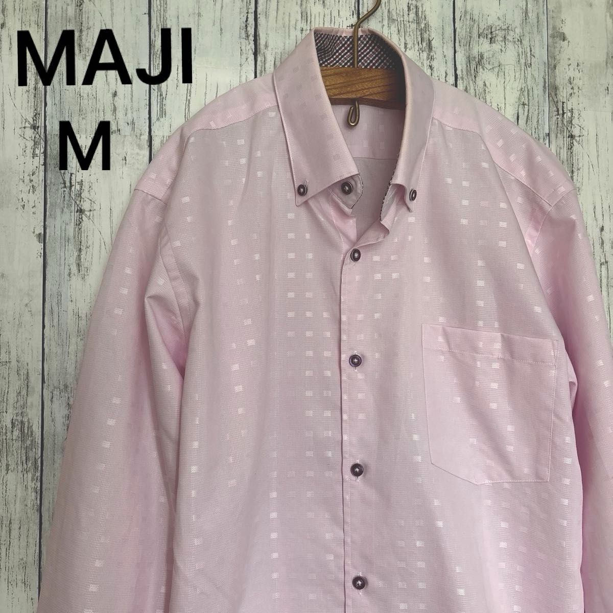 ビジネス＆カジュアル レギュラーピンクシャツ オーダーシャツデザイン例