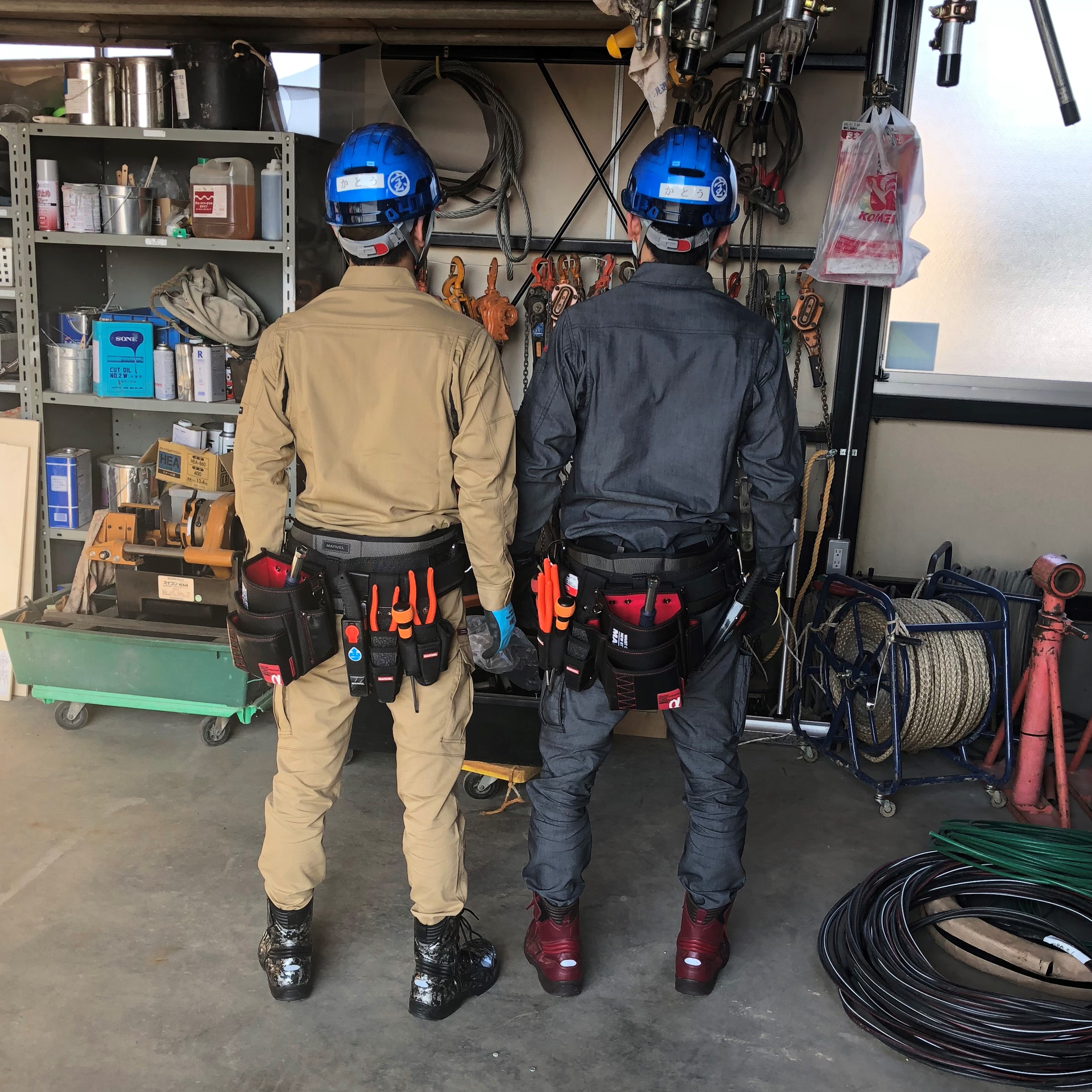 作業服 全身 の紹介です♪ブログ新着情報株式会社 FUJIYA.e電気工事士募集中