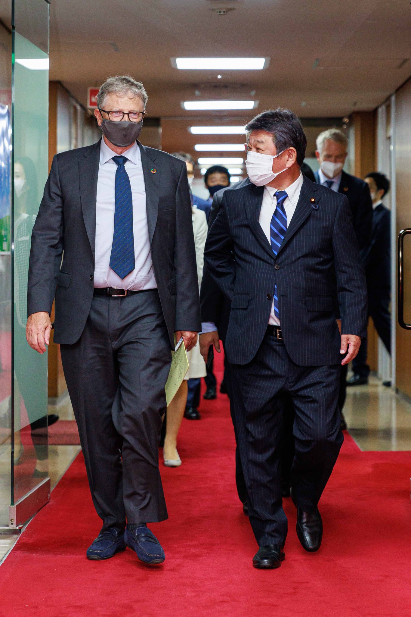 国際局 野田佳彦代表、ビル・ゲイツ ゲイツ財団議長と意見交換 - 立憲民主党