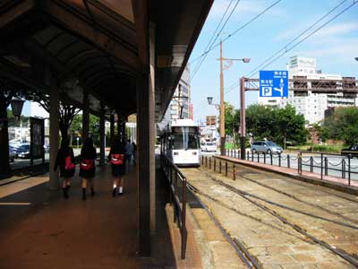 上熊本駅前スケッチ - 転轍器