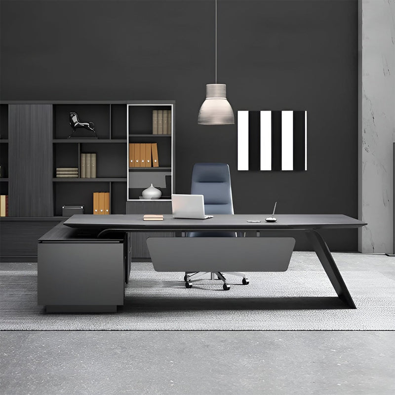 プレジデントデスク コンパクト 120cm 机 学習デスク 輸入家具 ブラウン Y-KAGU 輸入家具屋さん.com