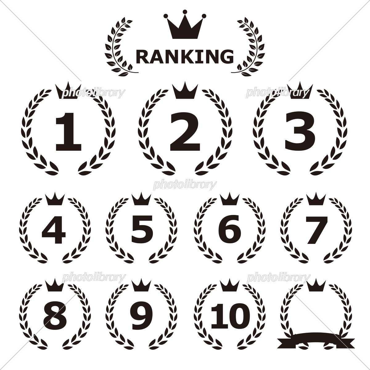 ランキングのイラスト無料フリー素材まとめ。かわいい手書きも - ONWAイラスト