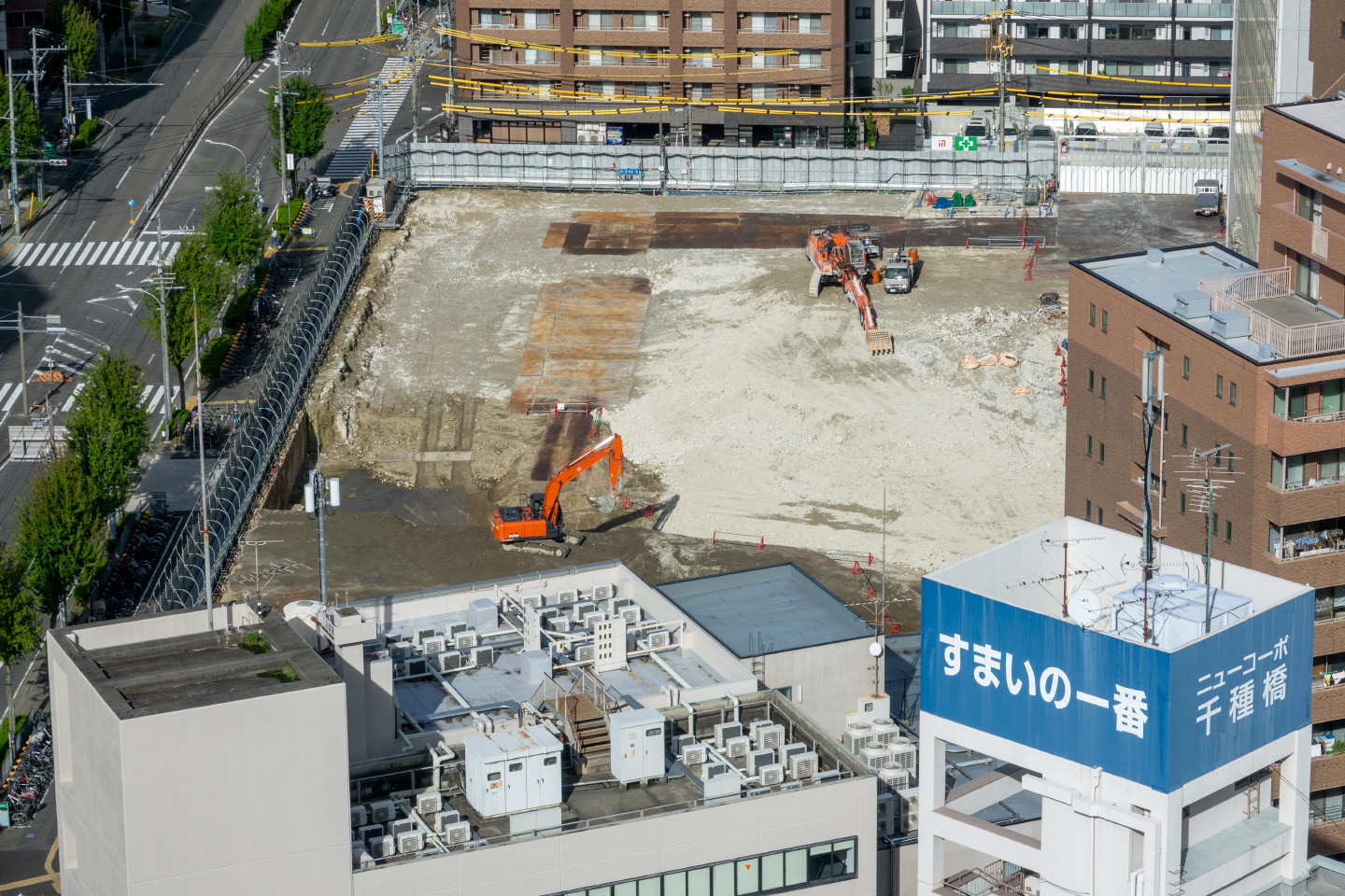 栄最大の一体再開発へ？ 栄町ビルの解体工事 2月の様子名古屋・都市開発ナビ