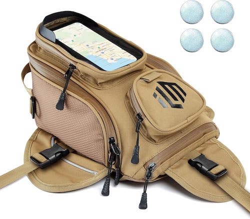 特価 タンクバッグ バイク メンズ レディース オートバイ ショルダーバッグ スクーター用 収納 小物入れ 容量 25L ブラック おしゃれツーリング : キュレキュレ - 通販 - Yahoo!ショッピング