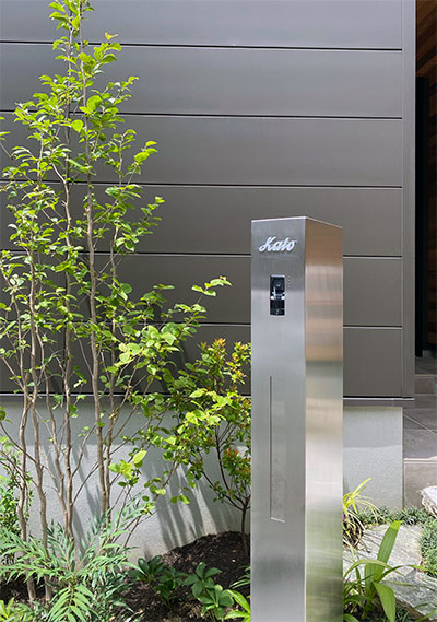 YKKAP 機能門柱用表札 ステンレス表札 KYM3-S 『機能門柱 YKK用』 『表札 サイン 戸