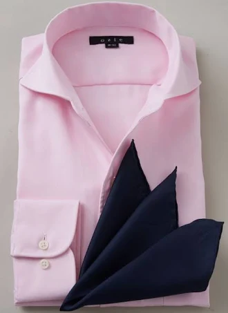 ピンクコーデ オーバーサイズ 大きめ 羽織り 体系カバー トレンド オフィス カジュアル レディースピンクシャツ シャツピンクコーデ専門通販ピンキーファッション