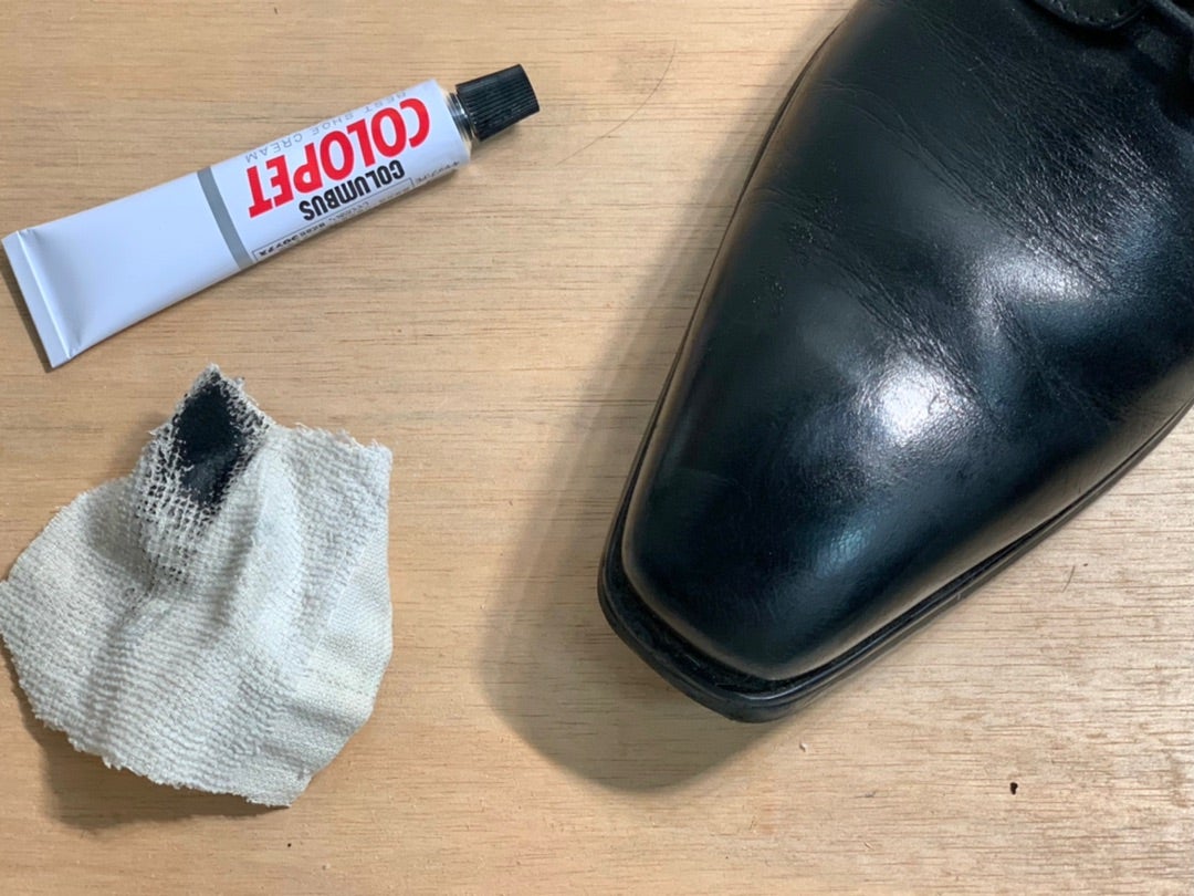 コロンブス 靴のキズ化粧 靴用油性マーカー ツヤ革 キズ隠し ペン マーカー 補修 補色 傷修理 シューケア 靴ケア 革製品 革靴 黒 ブラックブラウン 茶色